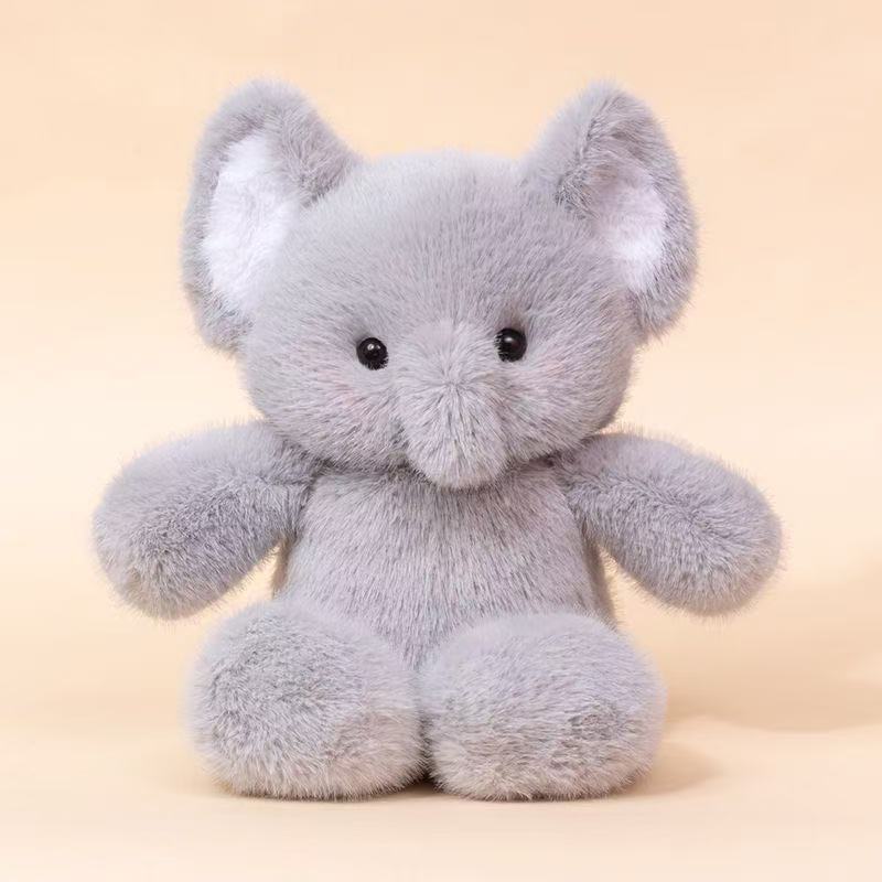 Adorable Plush Toy Stuffed Animals - Super Soft Running Bear, Bunny & Elephant, Cute Gifts for Kids & Collectors
