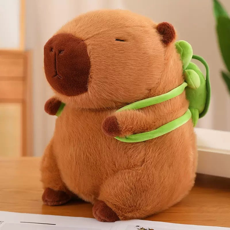 Cute Capybara Plush Toy - Ultra Soft Stuffed Animal, Kawaii Hugging Pillow for Kids & Adults