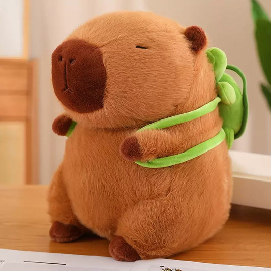 Cute Capybara Plush Toy - Ultra Soft Stuffed Animal, Kawaii Hugging Pillow for Kids & Adults